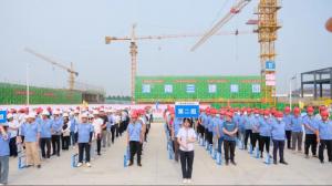 人人講安全 個個會應急——洛陽農副產(chǎn)品冷鏈物流中心項目安全月觀摩交流會圓滿舉行！